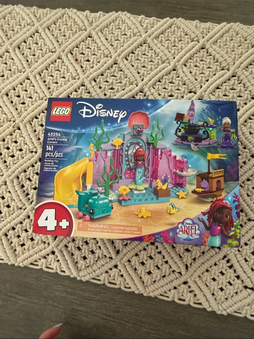 Lego Disney Ariel Crystal Cave Playset - Pink, Teal, Purple, Yellow